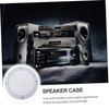Gatuida Set of 2 Speaker Covers Steel Mesh Grille Protectors