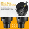 Adjustable Car Cup Holder Expander - Fits Bottles 0.4-1.5L (7.0-10.7cm),