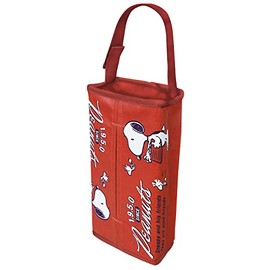 Meiho SN207 Meiho Snoopy Car Goods Tissue Case Retro Red