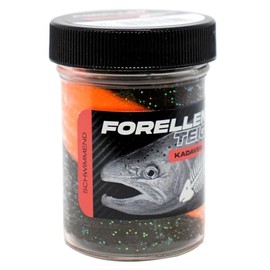 FTM Trout Dough Floating 50 g - Trout Dough, Colour/Aroma: Black/Orange - Carcass
