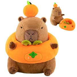 OVYALCJ Capybara Plush Toys Capybara Soft Plush Toys Cuddly Cartoon Plush Toy Capybara The Child Plush Toy Capybara Plushie Stuffed Doll for Boys and Girls Christmas Birthday Gift-25cm