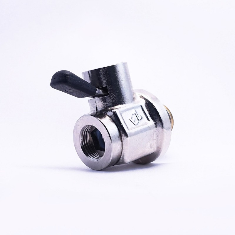 EZ-101(1/2"-20 UNF) EZ Oil Drain Valve with removable L-shaped Hose