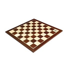 African Palisander & Maple Wooden Chess Board - 1.75" with Logo