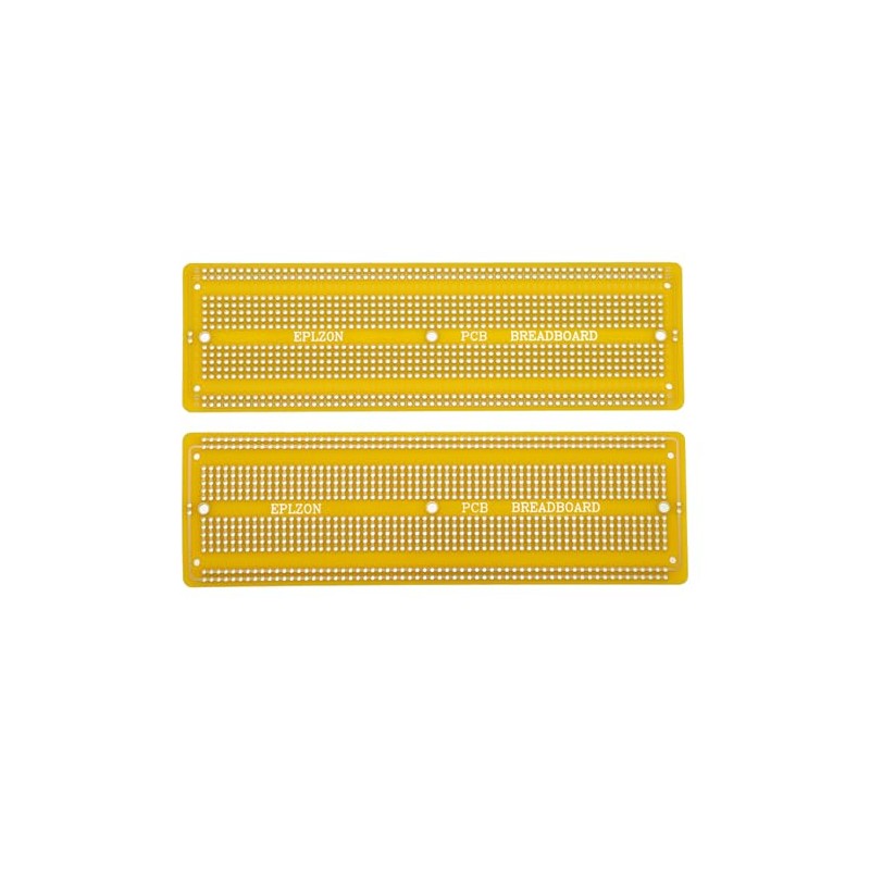 EPLZON 3 Pieces 6.8 x 2.05 Inch Breadboard Solderable Prototype