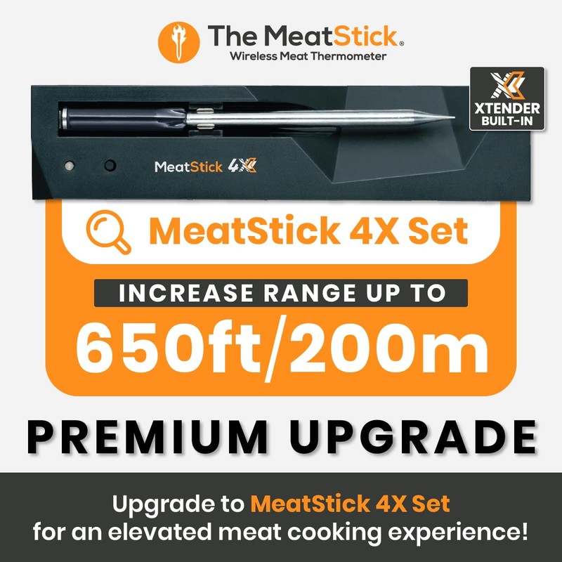 MeatStick 4 (One-Probe Set) | Quad Sensors Smart Wireless Meat