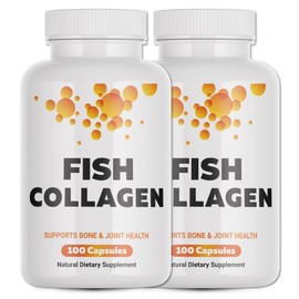 FabLab Chicken Collagen Type II Supplement - Nutritional Supplement for Joint, Nerve & Bone Support - Non-GMO, Anti-Aging Dietary Product with Hydrolyzed Peptides- 100 Capsules