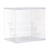 MECCANIXITY Clear Acrylic Display Case with LED Light 3 Tier