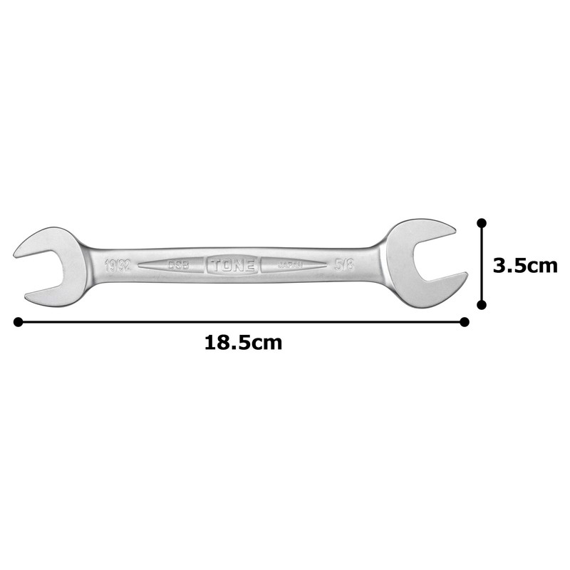 Tone DSB-1920 Spanner, Double Side Width 19/32×5/8 inch