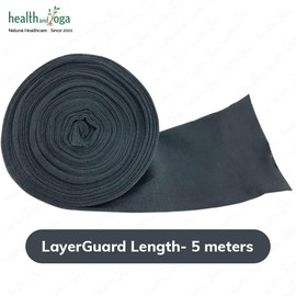 LayerGuard Cotton Stockinette Sleeve Roll, Stretchable Raw Cotton – Comfort wear, Sweat Absorbent Tubular Bandage – Prevents Residue build up - Suitable for Under - Over Cast Wear (Grey - 3 Inch)
