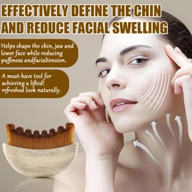 Lymphatic Contour Face Brush,Dry Brushing Face Brush,Lymphatic Drainage Massager for Face Chin & Jawline Sculpting And Relieve Fatigue