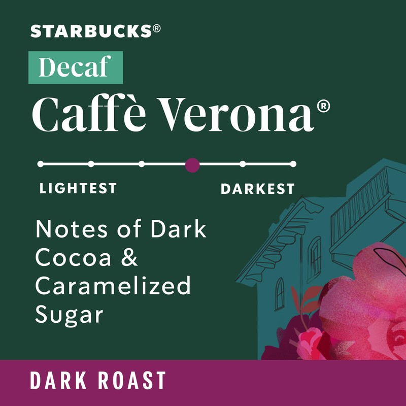 Starbucks Ground Coffee, Dark Roast Hot or Iced Coffee, Decaf
