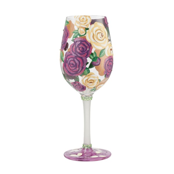Lolita 6010158 COMING UP ROSES Wine Glass