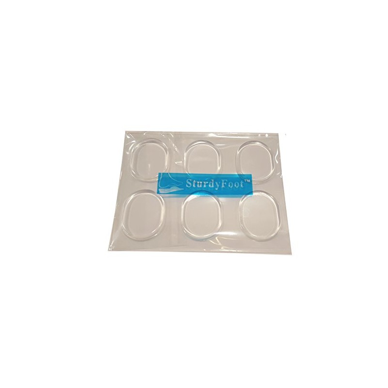 SturdyFoot Silikon-Blister-Pads, Gel-Punkte für Fußdruck, Schutz und Reibungsentlastung (4)