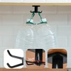 PRINKROOMY 360° Rotating Kitchen Hooks, Adhesive Utensil Organizer Rack with