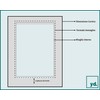 Passe-Partout Photo Frame Size 20x30 cm - Photo Size 10x20
