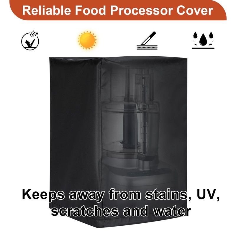 FlexiDapt Food Processor Cover, Universal Waterproof Shield for Countertop Appliances