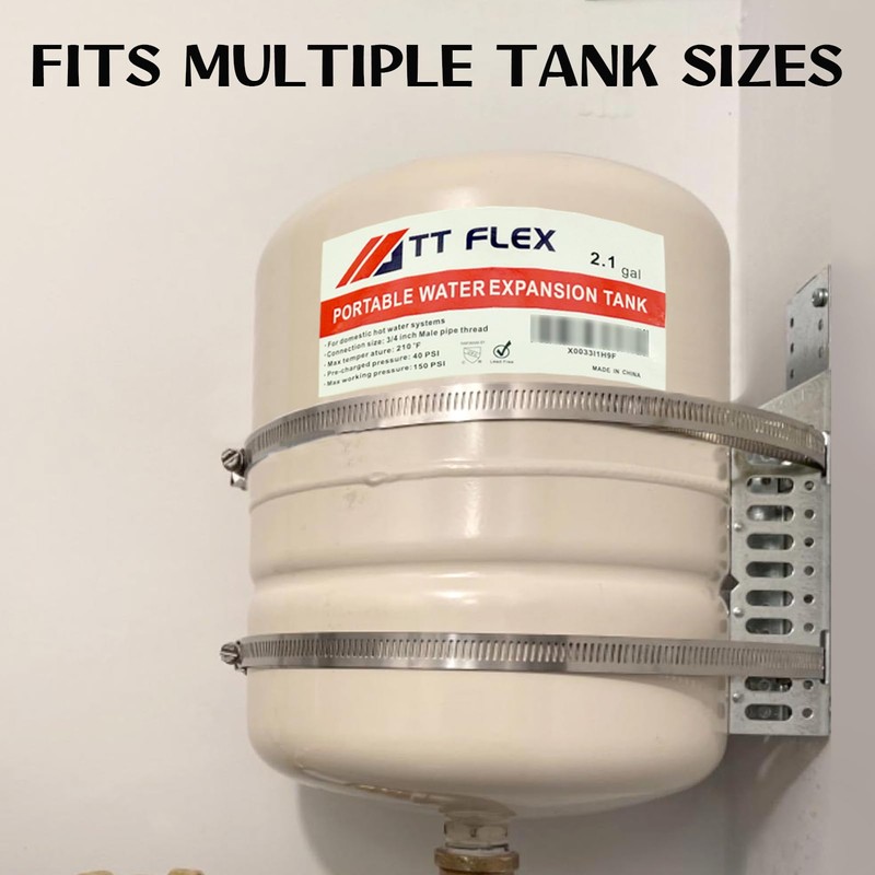 TTFLEX Water Heater Expansion Tank Wall Mounting Bracket 13 inch