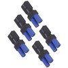5Pcs EC5 to XT60 Adapter Rubber Plastic Copper Sturdy Accurate