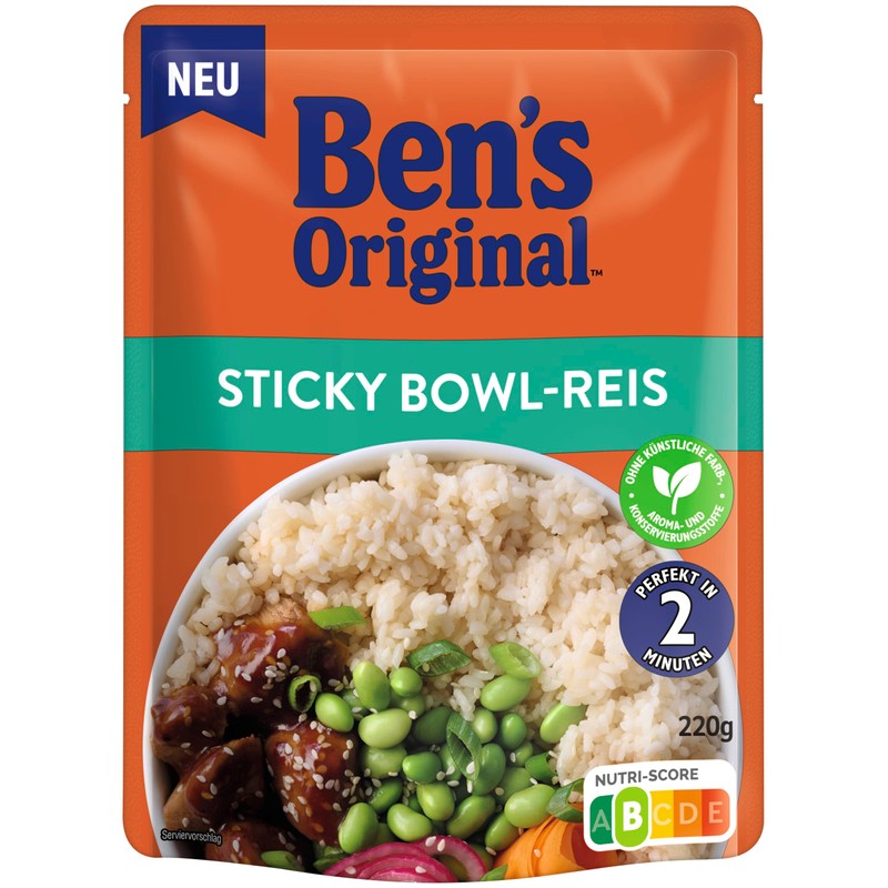 BEN'S ORIGINAL Express Sticky Bowl-Reis, 220g