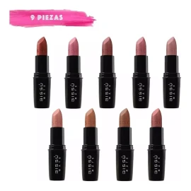 Bissú Set Labiales Mate Bissu (kit 9 Piezas Tonos Nude)