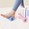 Portable Foot Massager Roller with Acupressure for Soles, Calves, and Thighs Acupressure Rod Blue 2ea