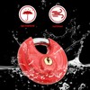 Unity Red Keyed Padlock 2 3/4'' (70mm), Stainless Steel Disc