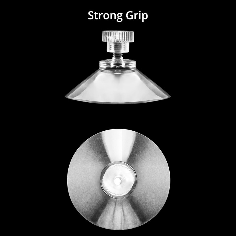 QWORK® Suction Cups for Windows Diameter 40 mm with Knurled