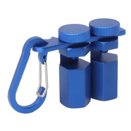 Framing Square Attachment Jig, High Strength Stair Gauge Knob Easy To Grip High Hexagonal Plane Anti Slip Aluminium Alloy for Stair Layout (Blue)