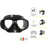 CRESSI Perla Mask Black/Blue - Unisex Perla Scuba Mask ideal
