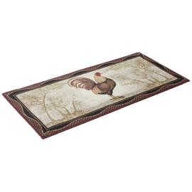 Cozy Cabin Mayberry Rugs CC5272 Kitchen Rug, 20"x44", Forest Welcome