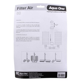 Aqua One Filter Air - Air-Driven Filter for Aquariums up to 60L