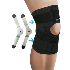 MEDWAY | Rodillera Mecánica Abierta Color Negro