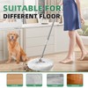 SWIFTIRON Spin Mop and Bucket with Wringer Set for Home,360°
