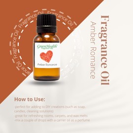 16 fl oz Amber Romance Fragrance Oil (Plastic Jug w/Cap) - GreenHealth