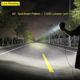 EXZEIT 6 inch 224w Led Driving Lights, 22400 lumens Fog Light Ofroad Lights for Jeep Trucks SUV ATV, 12V/24V