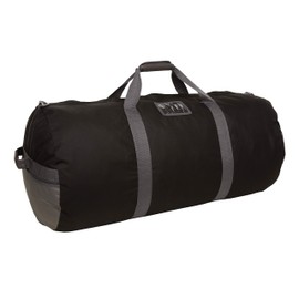 Outdoor Products - Water Resistant Utility Shoulder Duffle Bag - Ideal for Camping, Gym, Sports, Travel, Overnight, Weekends, Carryall, Holdall, Packable - Medium
