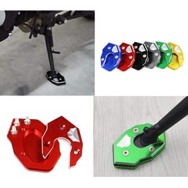 Motorcycle Kickstand Extender Foot Side Stand Extension Pad Support Plate For Kawasaki Z650 Z900 Z1000 Z1000SX ER-6N ZX6R ZX10R