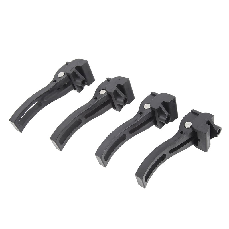 4Pcs Trifold Tonneau Cover Hard Or Soft Folding Clamp Cover