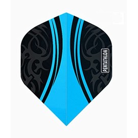 US Darts Pentathlon Light Blue Standard Dart Flights - 3 Sets (9 Flights) - 100 Micro Ex-Tough