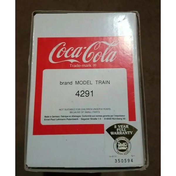 LGB 4291 Coke Can't Beat the Real Thing Boxcar G-Scale