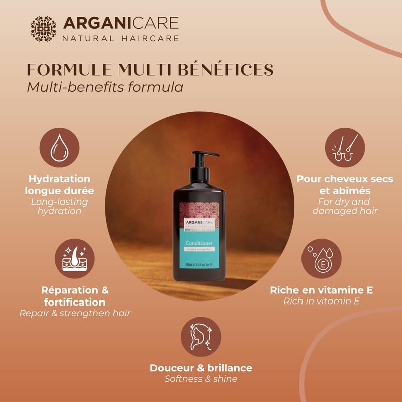 Arganicare Aloe Vera Leave-in Conditioner Moisture & Care Shine &