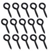 Qrity Pack of 10 Eyelet Screws 50 mm, Screw Ring,