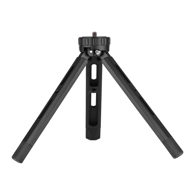 Desktop Metal Tripod Stand 1/4 inch Screw 4 Levels Adjustable