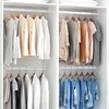STORAGE MANIAC Hanging Closet Rod, Adjustable Width and Height Closet
