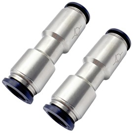 Lophtnix Pneumatic Push to Connect Fitting Check Valve 3/8" OD x 3/8" OD One-way Valve Pack of 2