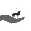 Mojo Wolf Howling Toy Figure