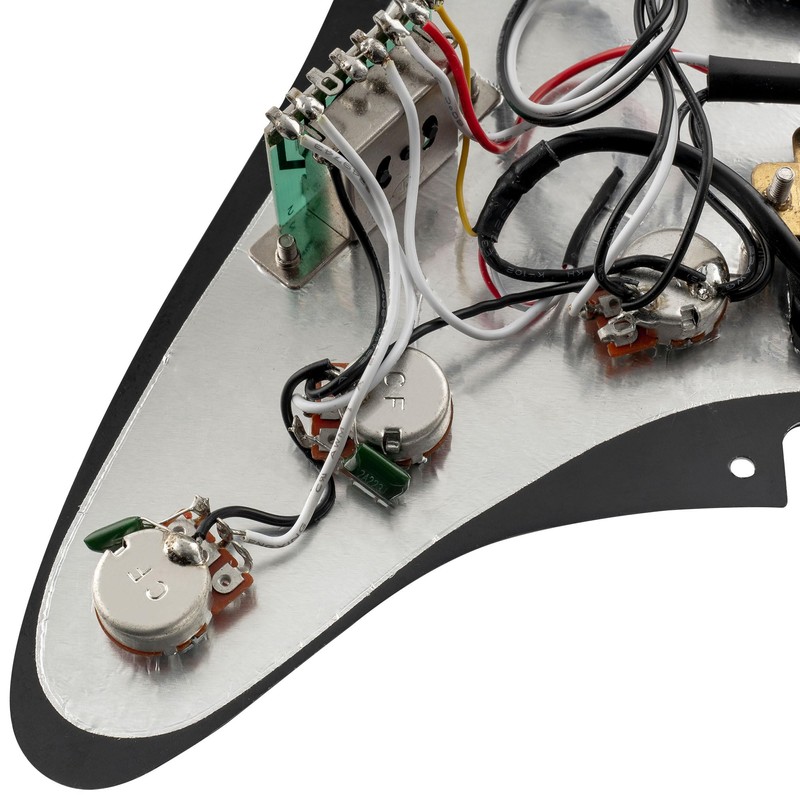 Musiclily SSH 11 Hole Prewired Loaded Humbuckers Stratocaster Pickguard with