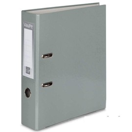 OFFICE CENTRE 1 x Grey A4 Large 75mm Lever Arch Files Folders Metal Edge & Finger Pull Stationery Document Storage Paper Office School