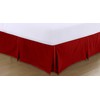 Sapphire Collection PLAIN DYED POLY COTTON PLEATED PLATFORM BASE VALANCE