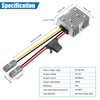 YABOANG DC DC Converter Voltage Converter 24/48/60/72V to 24V 20A